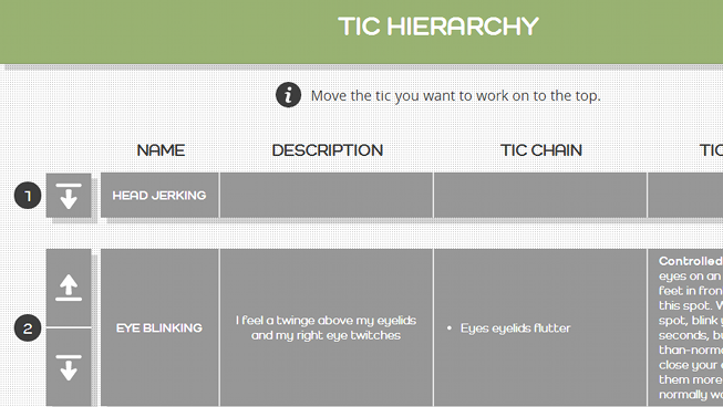 TicHelper: Tic Heirarchies